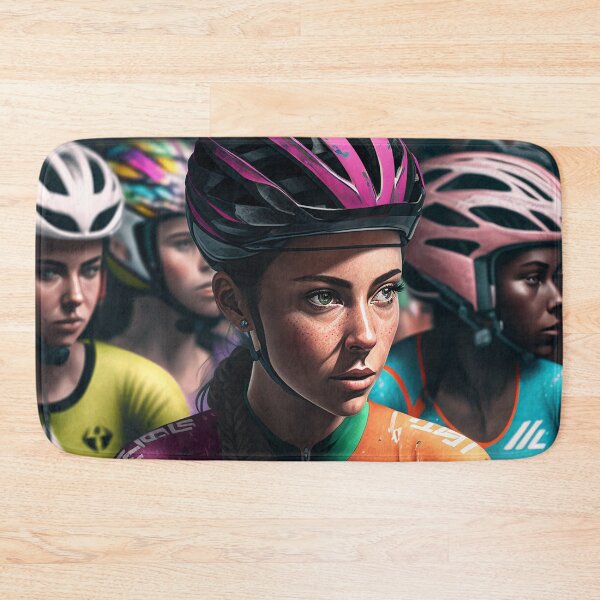 Item preview, Diverse Group of Female Cyclists #4 designed and sold by Helfrich Bicycles.