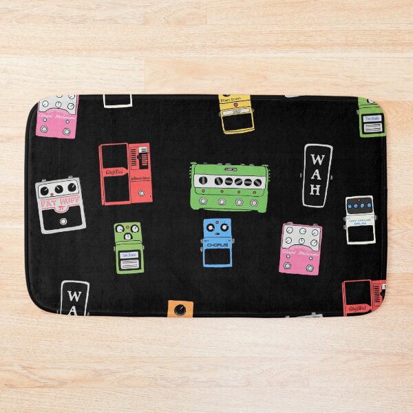 Item preview, GUITAR PEDALS Sticker Pack / All Over Print / Mug Recording Studio Engineer Guitarist Gear Foot Effect Pedals Music Illustration Mug Sticker T-Shirt Etc... designed and sold by blueversion.