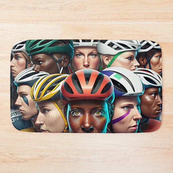 Item preview, Diverse Group of Female Cyclists #3 designed and sold by Helfrich Bicycles.