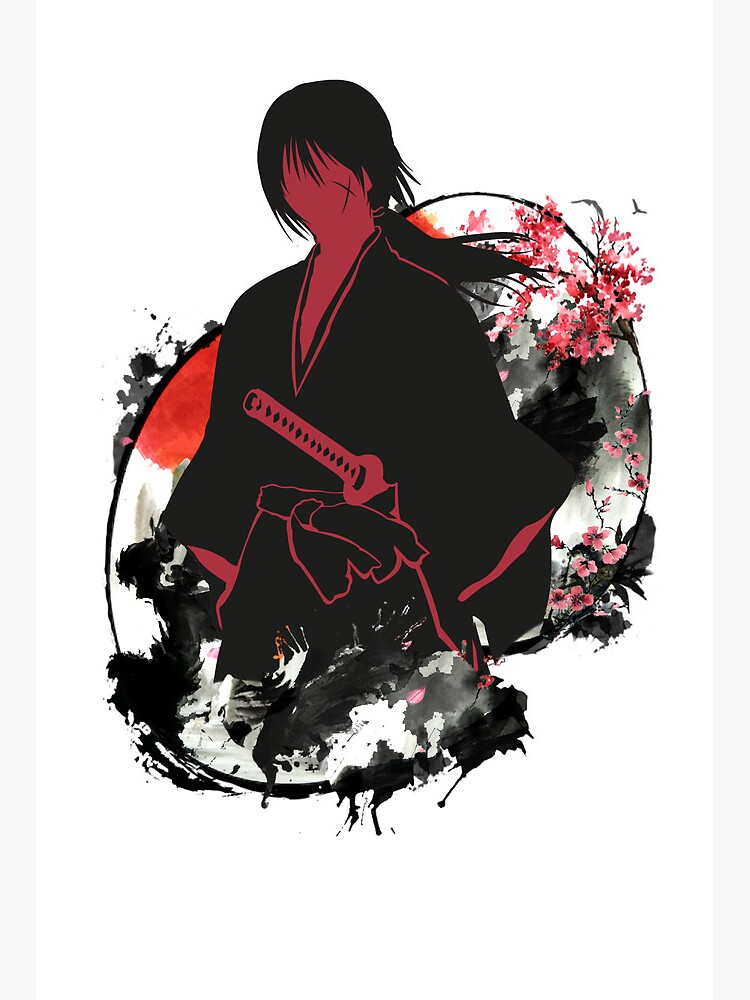 Himura Kenshin Rurouni Kenshin Printing For Wibu | Art Board Print