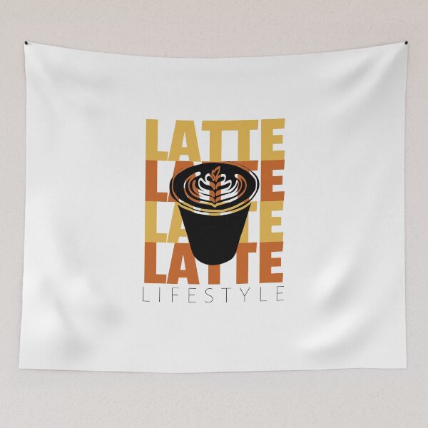 Item preview, Latte Lifestyle designed and sold by crazydotdesigns.
