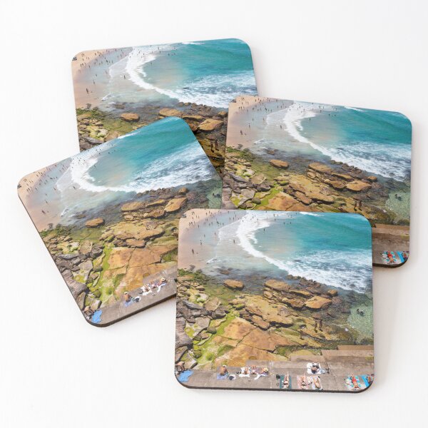 Item preview, Aerial View sunbathers Bondi Beach designed and sold by Martin Berry Photography.