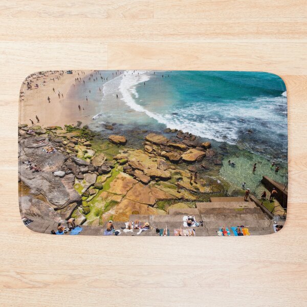 Item preview, Aerial View sunbathers Bondi Beach designed and sold by Martin Berry Photography.