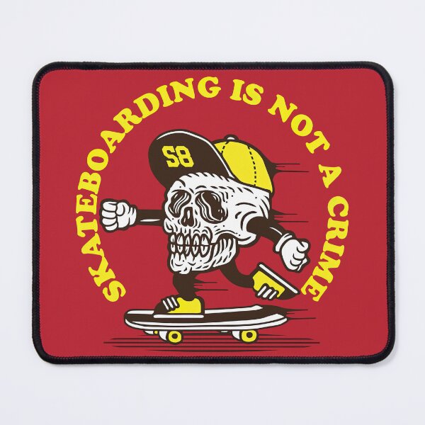 Item preview, skateboarding is not a crime shirt, Thrashermagazine, The Berrics designed and sold by Skateboard-Art.