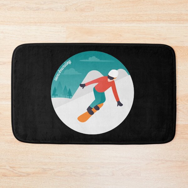 Item preview, Eat Sleep Snowboarding Repeat  snow man 2 designed and sold by FLOWER--ART.