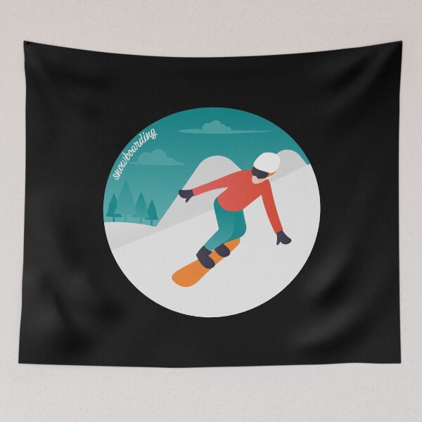Item preview, Eat Sleep Snowboarding Repeat  snow man 2 designed and sold by FLOWER--ART.
