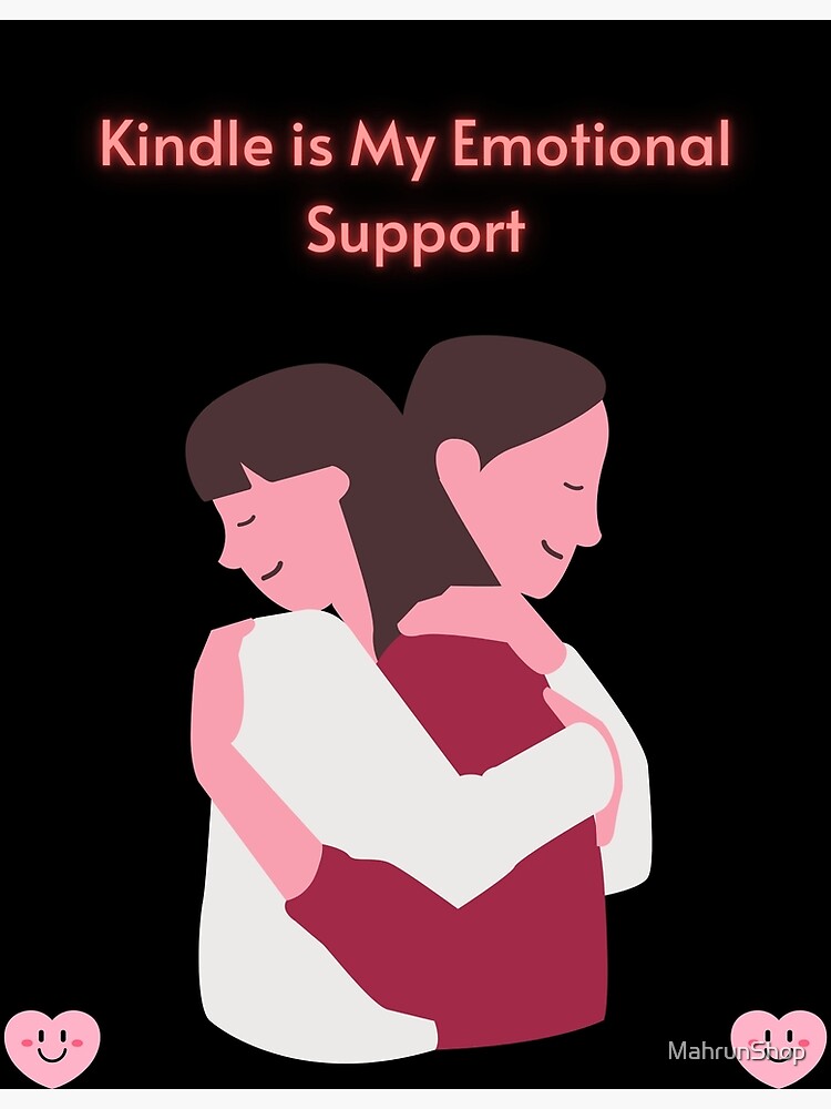 Carte de vœux for Sale avec l'œuvre « Support émotionnel Kindle » de  l'artiste MahrunShop
