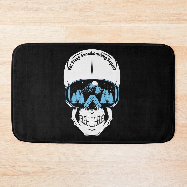 Item preview, Eat Sleep Snowboarding Repeat Stickers designed and sold by FLOWER--ART.