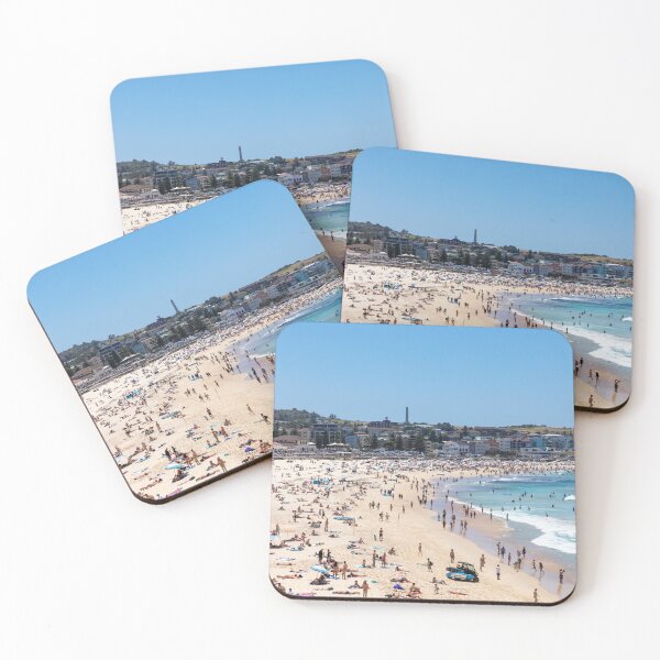 Item preview, Crowded Bondi Beach summer 2023 designed and sold by Martin Berry Photography.