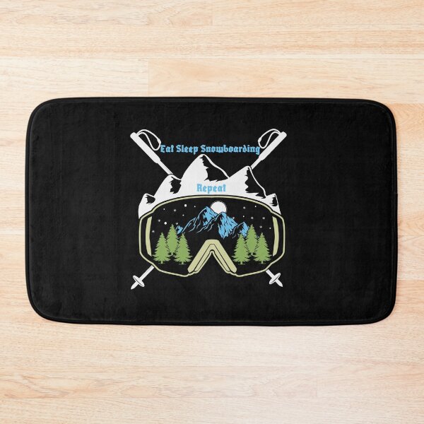 Item preview, Eat Sleep Snowboarding Repeat 1 Stickers designed and sold by FLOWER--ART.