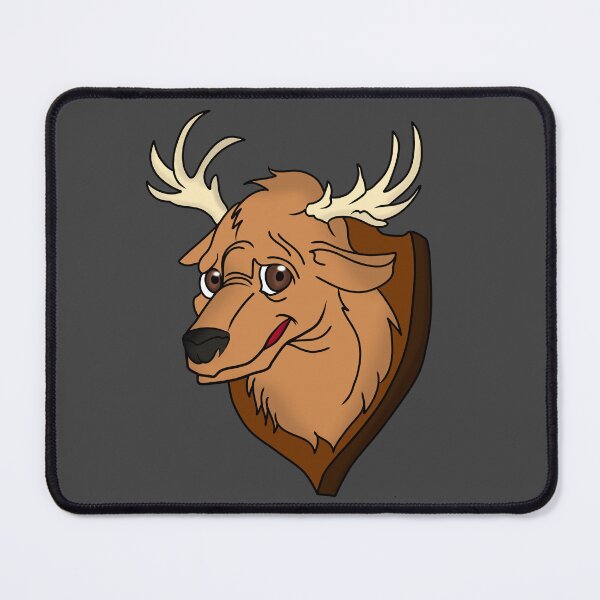 Item preview, New School Mounted Deer Head designed and sold by Goodinktentions.