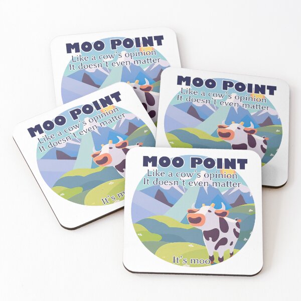 Item preview, It's A Moo Point designed and sold by duke818.