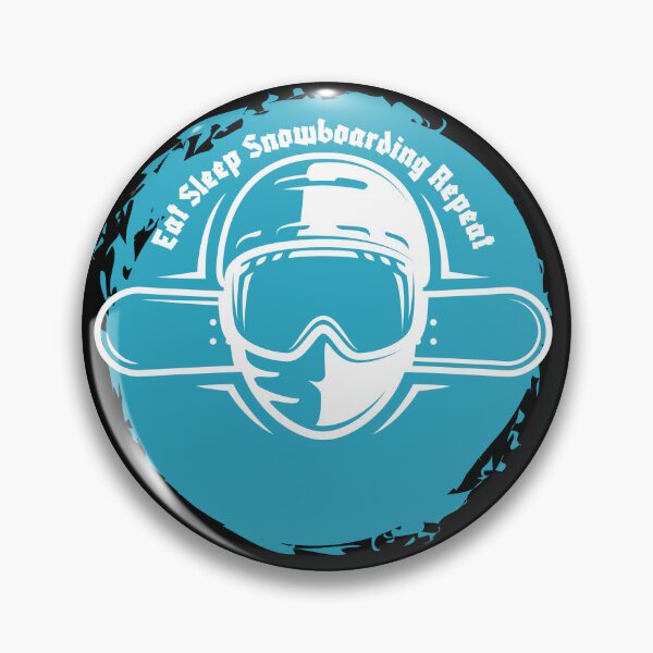Item preview, Eat Sleep Snowboarding Repeat 1 cool Stickers designed and sold by FLOWER--ART.