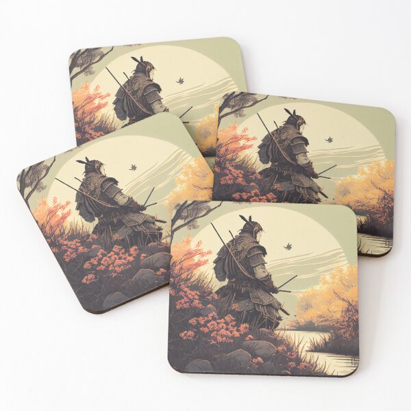 Item preview, Masked Samurai near the River designed and sold by krazybookz.