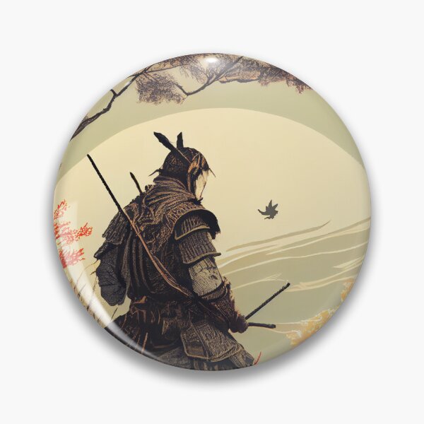 Item preview, Masked Samurai near the River designed and sold by krazybookz.