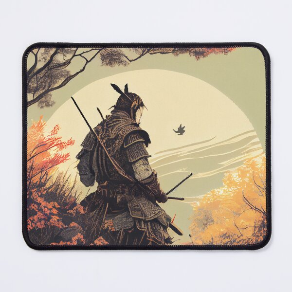 Item preview, Masked Samurai near the River designed and sold by krazybookz.