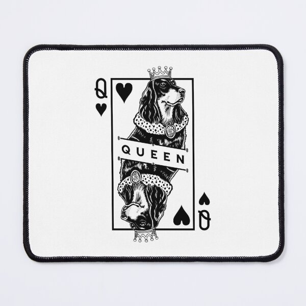 Item preview, Gordon Setter Queen Of Hearts Funny Dog Lover Pop Art designed and sold by GrandeDuc.
