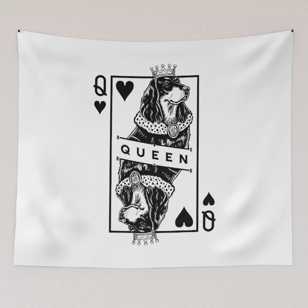Item preview, Gordon Setter Queen Of Hearts Funny Dog Lover Pop Art designed and sold by GrandeDuc.