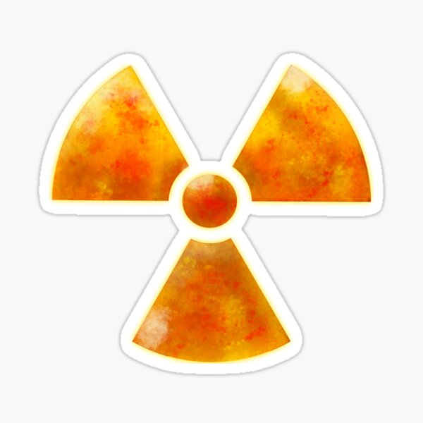 "Radioactive" Sticker for Sale by Themys24 Redbubble