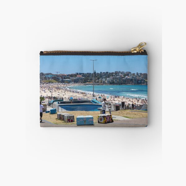 Item preview, Bondi Beach protected with painted bollards designed and sold by Martin Berry Photography.