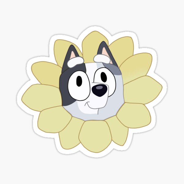 muffincone sunflower Sticker