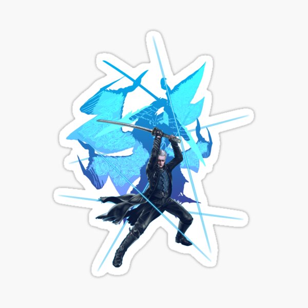 Vergil - DMC Sticker for Sale by SchellStation