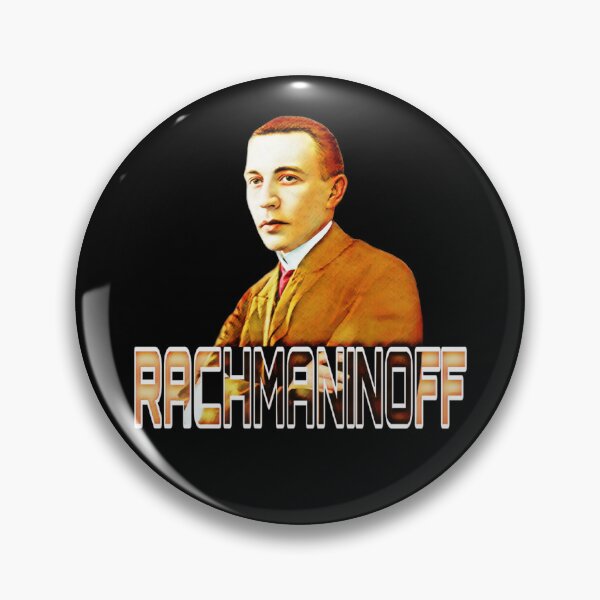 Item preview, Russian composer, Sergei Rachmaninoff, Russian pianist designed and sold by efenem.