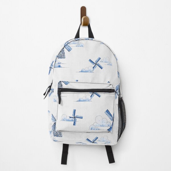 Item preview, Stained Glass Windmills Delft Blue designed and sold by MCWestenbergh.