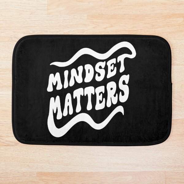 Item preview, Mindset Matters (black - white)  designed and sold by Mindset-Purpose.