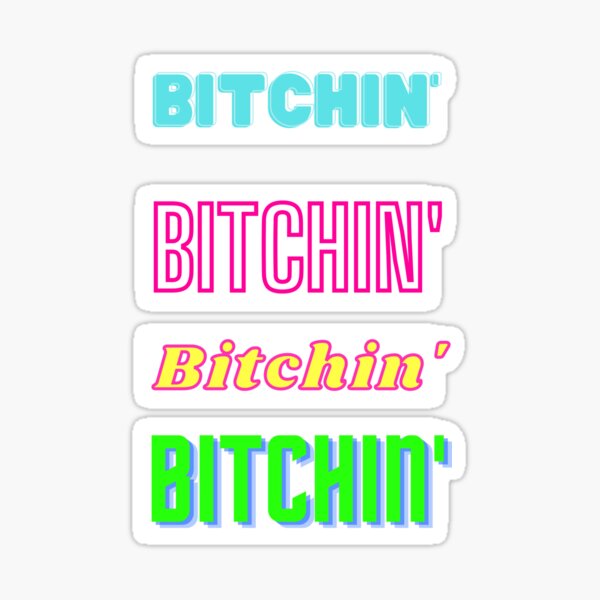 Stranger Things Bitchin collection - Sticker Sticker