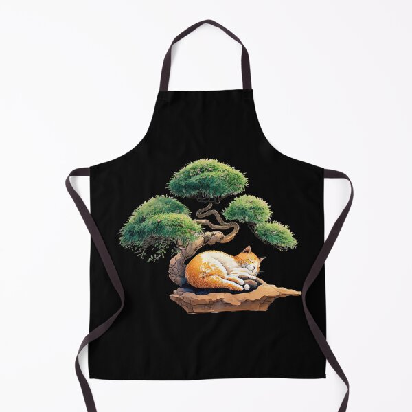 Item preview, Bonsai tree cat asleep designed and sold by AnimalArtPhotos.