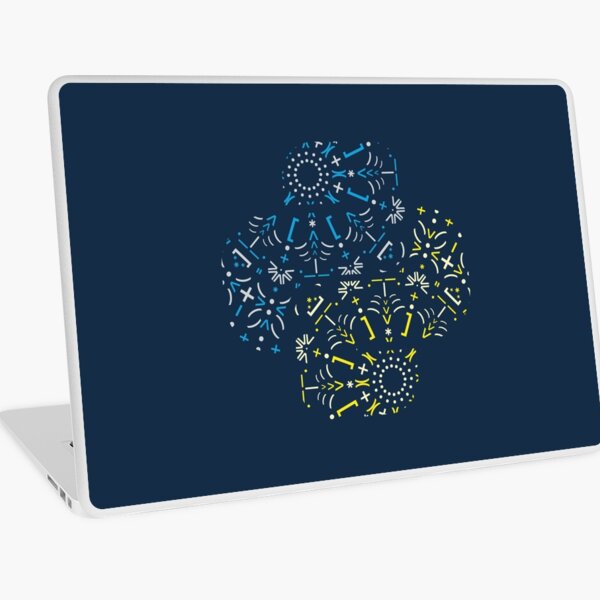 Python Mandala - Snakes version Laptop Skin