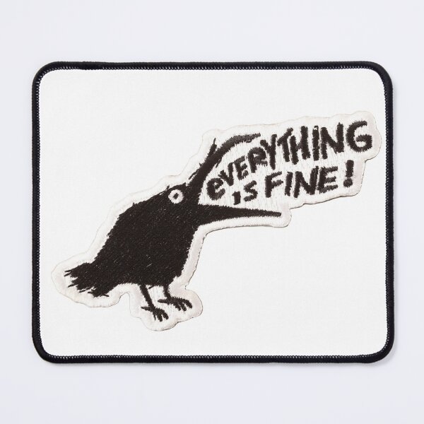 Item preview, Everything Is Fine Sticker designed and sold by designolo.