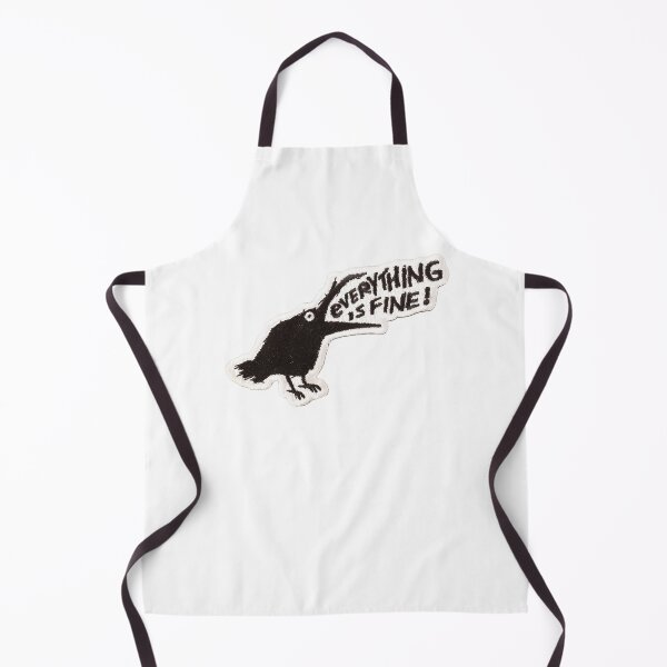 Item preview, Everything Is Fine Sticker designed and sold by designolo.