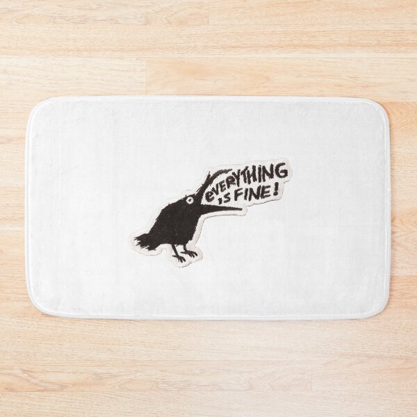 Item preview, Everything Is Fine Sticker designed and sold by designolo.