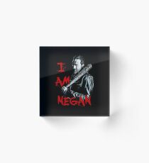 I amNegan Acrylic Block
