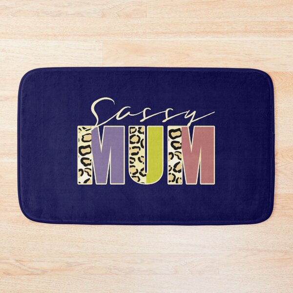 Item preview, Sassy Mum Leopard Print Text Retro Family Quote designed and sold by CRHPOD20.