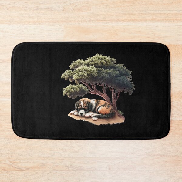 Item preview, Bonsai tree sleeping dog designed and sold by AnimalArtPhotos.