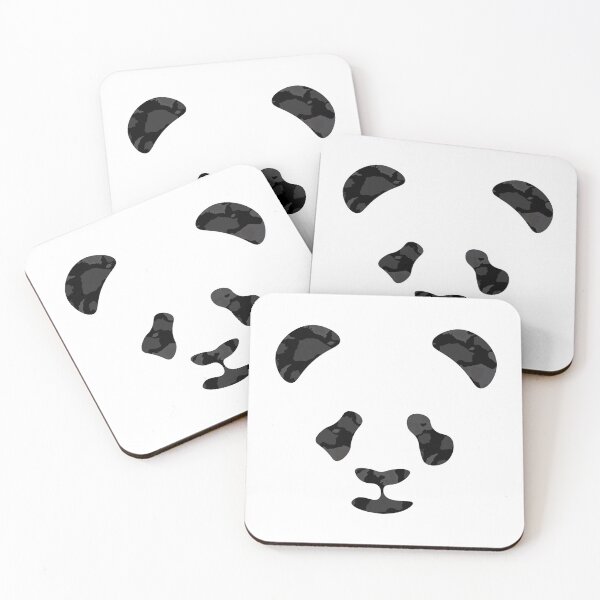 Item preview, camouflage panda face designed and sold by quickkaart.