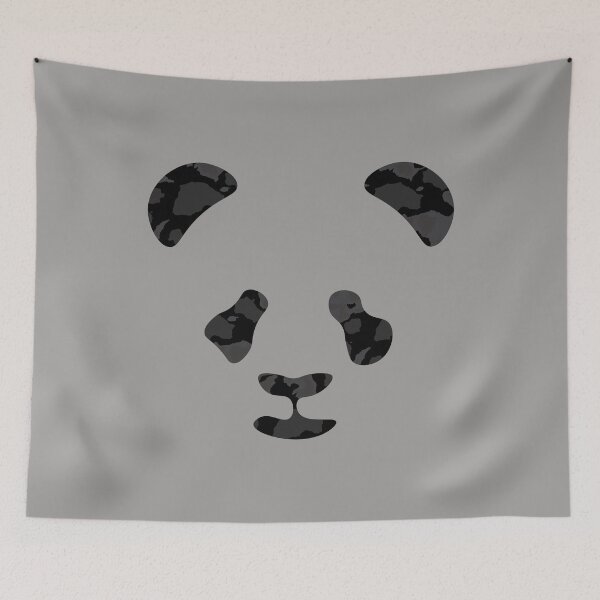 Item preview, camouflage panda face designed and sold by quickkaart.
