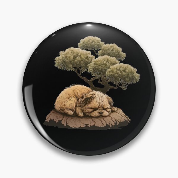 Item preview, Bonsai tree puppy designed and sold by AnimalArtPhotos.