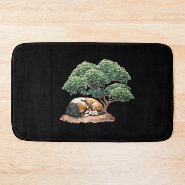 Item preview, Bonsai tree sleeping puppy designed and sold by AnimalArtPhotos.