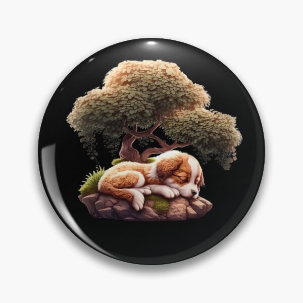 Item preview, Bonsai tree puppy bedtime designed and sold by AnimalArtPhotos.
