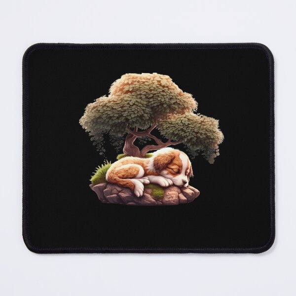 Item preview, Bonsai tree puppy bedtime designed and sold by AnimalArtPhotos.