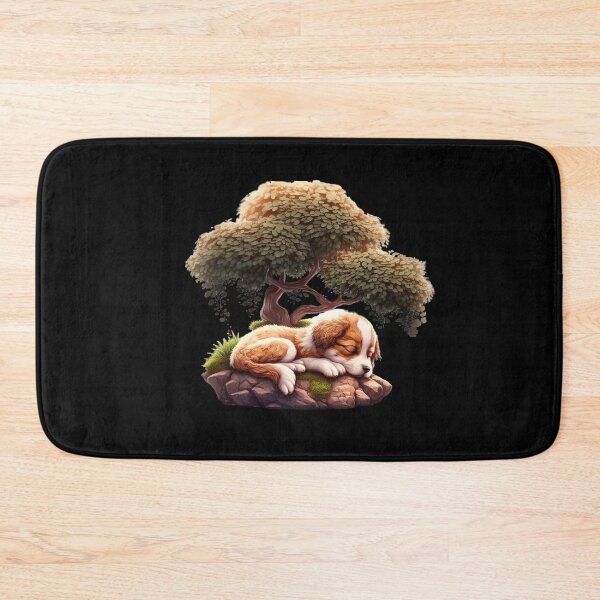 Item preview, Bonsai tree puppy bedtime designed and sold by AnimalArtPhotos.