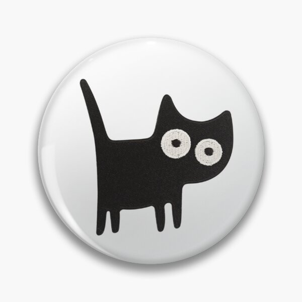 Item preview, Black Cat Sticker designed and sold by designolo.