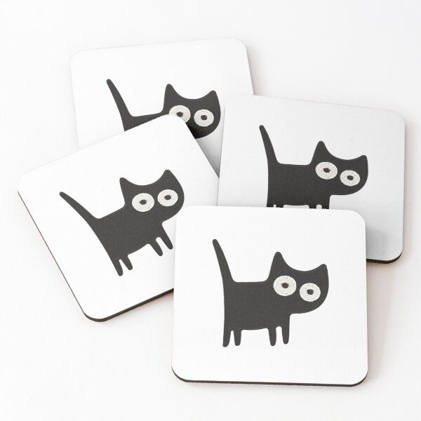 Item preview, Black Cat Sticker designed and sold by designolo.