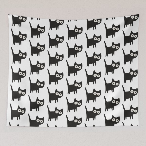 Item preview, Black Cat Sticker designed and sold by designolo.