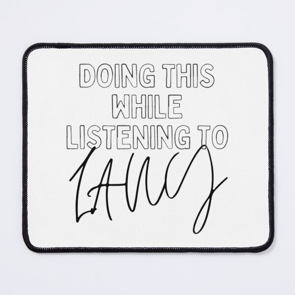 Item preview, Now Playing LANY in Black Typography Print   designed and sold by TheOlliEditCo.