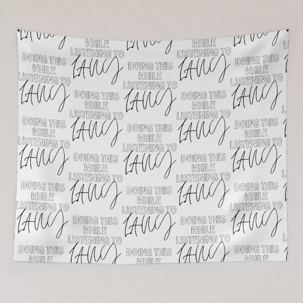 Item preview, Now Playing LANY in Black Typography Print   designed and sold by TheOlliEditCo.